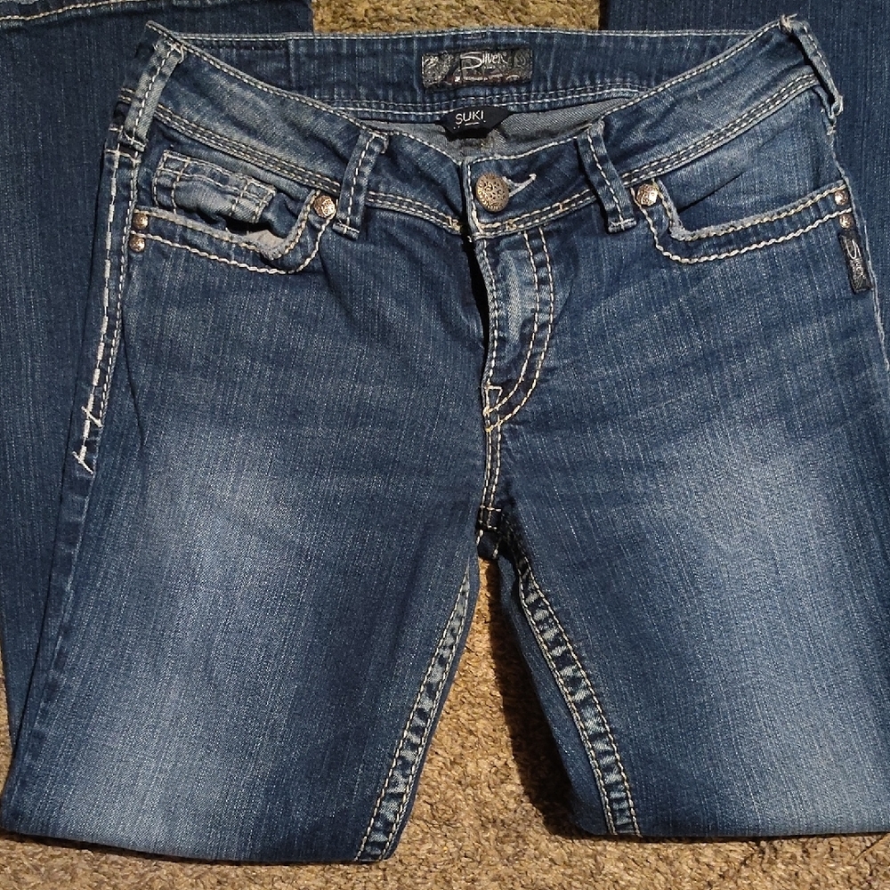 Silver Jeans Women's Dark Blue Skinny Jeans
